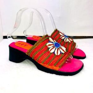 NWOT Art Effects Inspired Soles Slip-ons Sandals